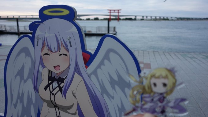 そのっちとしらは・ラフィエル・エインズワースちゃんのスタンドパネル (@ ガヴリールドロップアウト×浜松市 パネル in そのっちとしらは・ラフィエル・エインズワースちゃんのスタンドパネル (@ ガヴリールドロップアウト×浜松市 パネル in