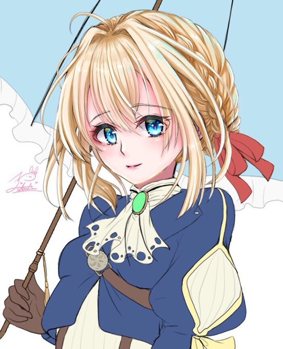 ちょうど一年前に、描き終えれなかったヴァイオレットのイラスト発見((* ´艸`))✨映画もう一度観たいし、DVD欲しいし ちょうど一年前に、描き終えれなかったヴァイオレットのイラスト発見((* ´艸`))✨映画もう一度観たいし、DVD欲しいし