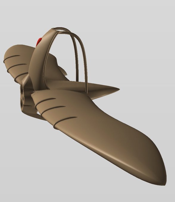 #ナウシカ 幻のエフタル仕様で #メーヴェ 作ってみました。飛行機物は翼を作るのが1番楽しいですね。一応航空力学を考慮し #ナウシカ 幻のエフタル仕様で #メーヴェ 作ってみました。飛行機物は翼を作るのが1番楽しいですね。一応航空力学を考慮し