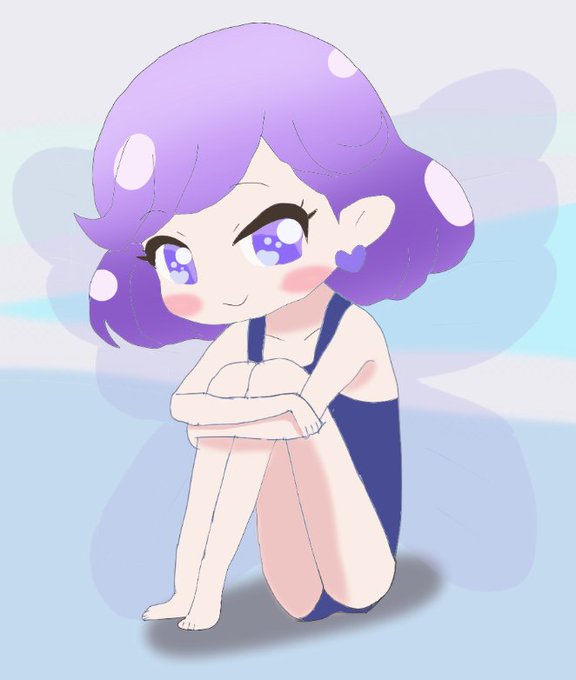 スク水すみれちゃん#rilurilufairilu#リルリルフェアリル スク水すみれちゃん#rilurilufairilu#リルリルフェアリル