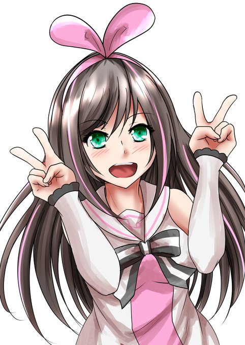 だいたい一時間チャレンジキズナアイちゃん(*´ω`*)デザインがこんなにシンプルなのにかわいいのが本当にすごい!キャラデ だいたい一時間チャレンジキズナアイちゃん(*´ω`*)デザインがこんなにシンプルなのにかわいいのが本当にすごい!キャラデ