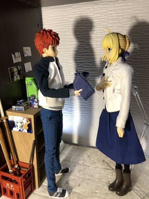 最近、寒くなってきたんですね、セイバー😊#FateStayNight #Fate好きさんと繋がりたい #セイバー #衛宮 最近、寒くなってきたんですね、セイバー😊#FateStayNight #Fate好きさんと繋がりたい #セイバー #衛宮