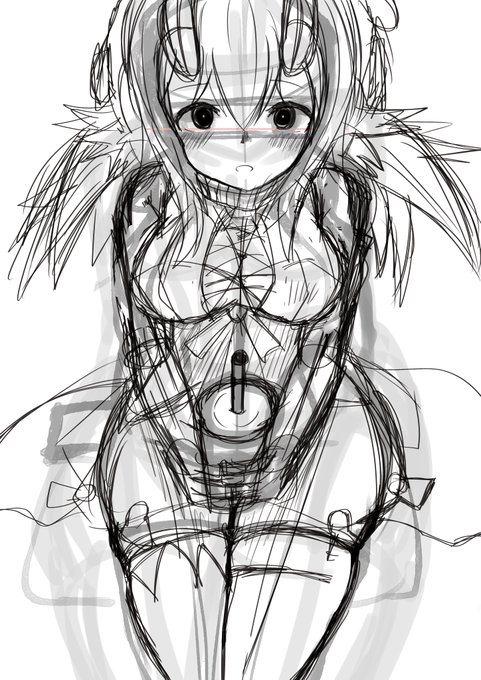 ある人の願いを叶えるためアンジェラちゃんを描いて1日目。下書き&ラフです。お目目真っ黒は塗りやすさの為に。何を飲んでるか ある人の願いを叶えるためアンジェラちゃんを描いて1日目。下書き&ラフです。お目目真っ黒は塗りやすさの為に。何を飲んでるか