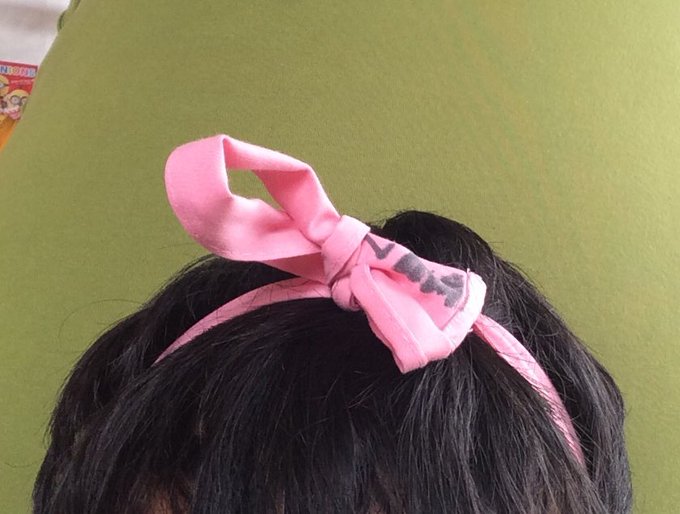 体育祭もどき終わり!!使ったハチマキこういう風に魔女の宅急便感出して帰ってきました() 体育祭もどき終わり!!使ったハチマキこういう風に魔女の宅急便感出して帰ってきました()