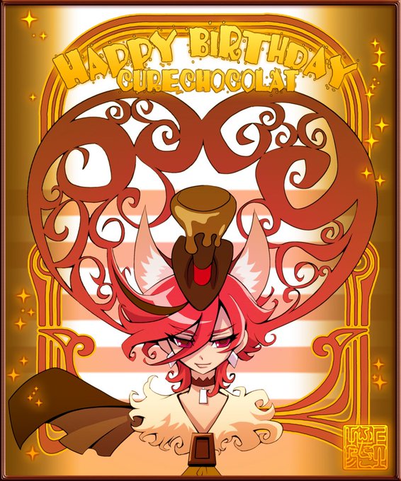 💠2017年のショコラお誕生日イラスト💠#プリアラ #プリキュア #precure 💠2017年のショコラお誕生日イラスト💠#プリアラ #プリキュア #precure