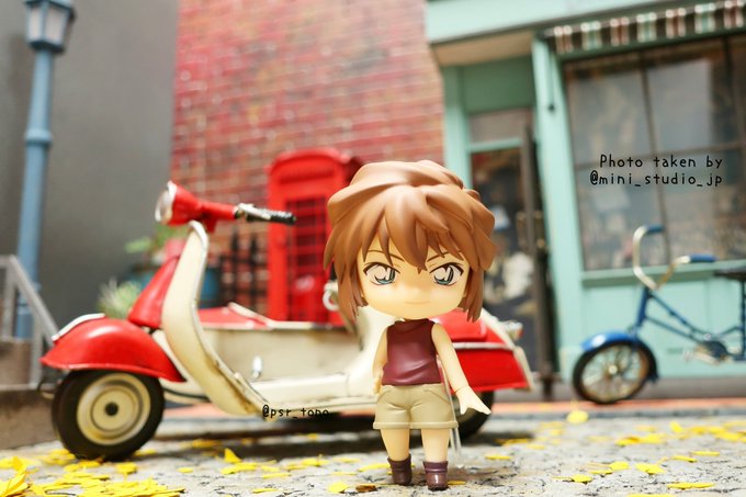 「あら、どうしたの?こんなところで。…転んだ?クスッ」#ねんどろいど #名探偵コナン#ミニチュアスタジオ 「あら、どうしたの?こんなところで。…転んだ?クスッ」#ねんどろいど #名探偵コナン#ミニチュアスタジオ