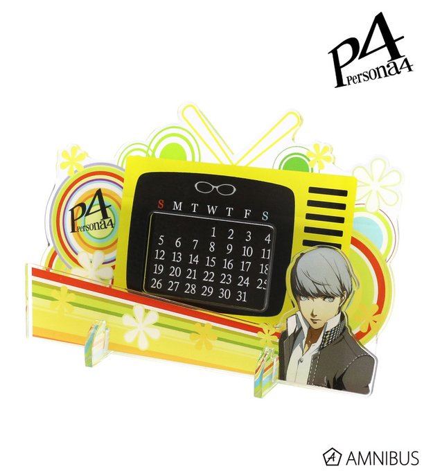 【在庫販売】『ペルソナ4』「卓上アクリル万年カレンダー」が在庫復活しました!この機会をお見逃しなく! #ペルソナ4 【在庫販売】『ペルソナ4』「卓上アクリル万年カレンダー」が在庫復活しました!この機会をお見逃しなく! #ペルソナ4