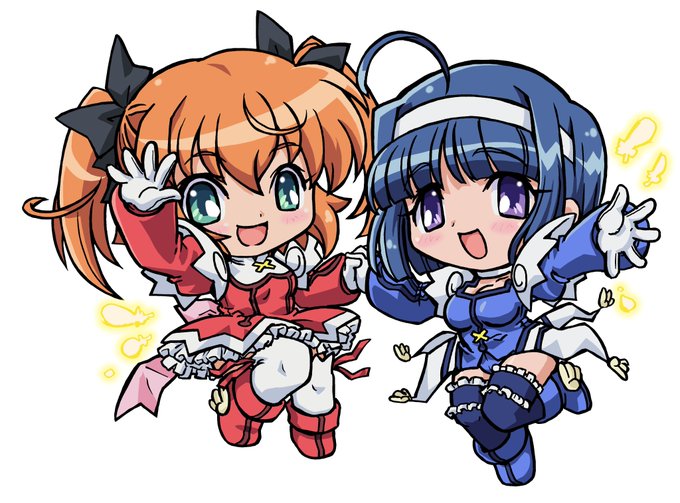 #過去絵を投げて絵を描いた気になろうキャンペーン 超なんちゃら戦記のやつツインエンジェルさん✨ #過去絵を投げて絵を描いた気になろうキャンペーン 超なんちゃら戦記のやつツインエンジェルさん✨