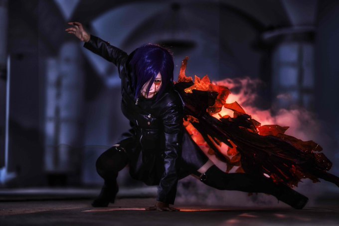 ⚠️血糊注意⚠️コスプレ 東京喰種 Absurd battle 不条理な戦い弱い奴に何 ⚠️血糊注意⚠️コスプレ 東京喰種 Absurd battle 不条理な戦い弱い奴に何