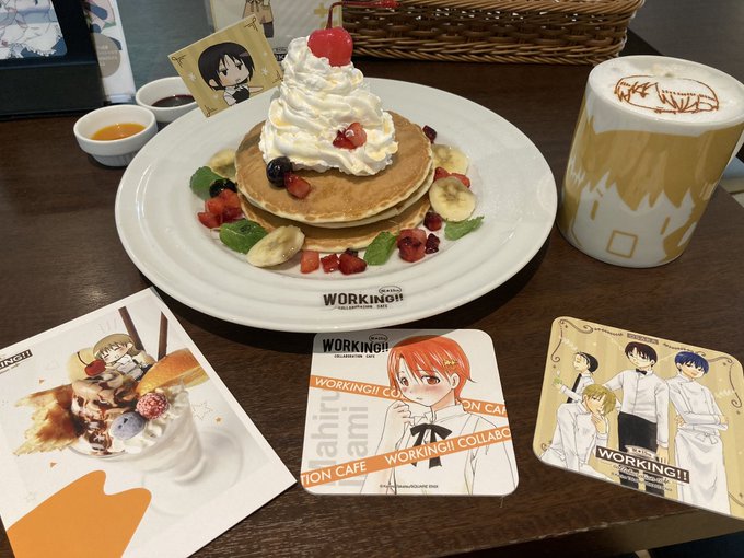 今夜のアテは用意できていないので、先日大好きなアニメのコラボカフェに行った時のお写真を。#kanayoru #WORKI 今夜のアテは用意できていないので、先日大好きなアニメのコラボカフェに行った時のお写真を。#kanayoru #WORKI