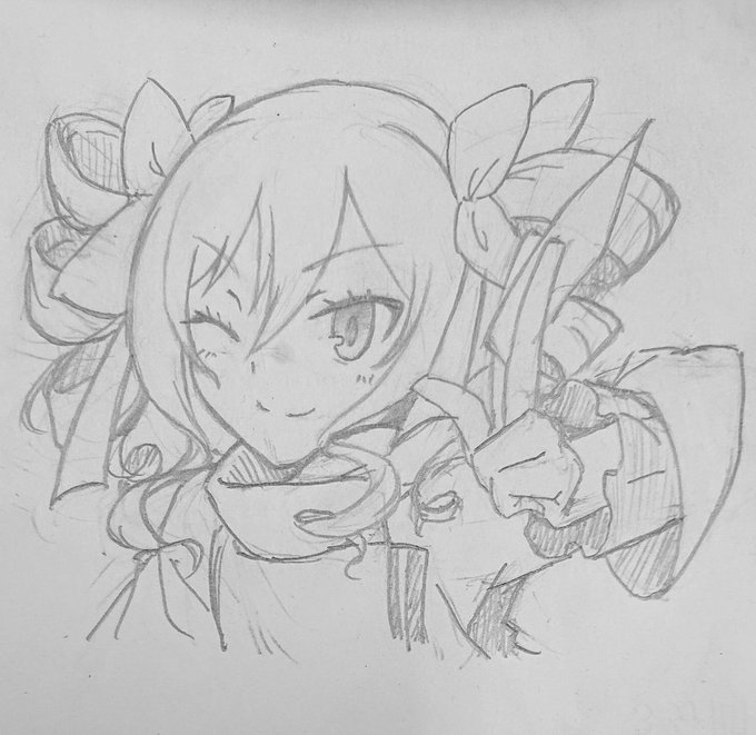 昼落書き。東京レイヴンズの大連寺鈴鹿さん。もいじゃう人 昼落書き。東京レイヴンズの大連寺鈴鹿さん。もいじゃう人