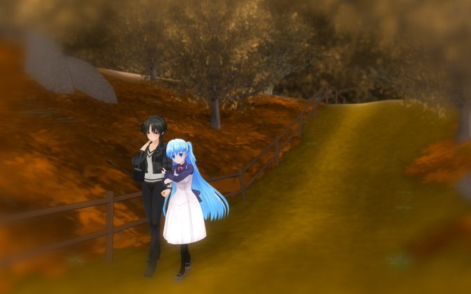 秋の散歩道 #小さい秋みつけた #すかすか #すかすかギャルズ #カスタムオーダーメイド3D2 #COM3D2 秋の散歩道 #小さい秋みつけた #すかすか #すかすかギャルズ #カスタムオーダーメイド3D2 #COM3D2