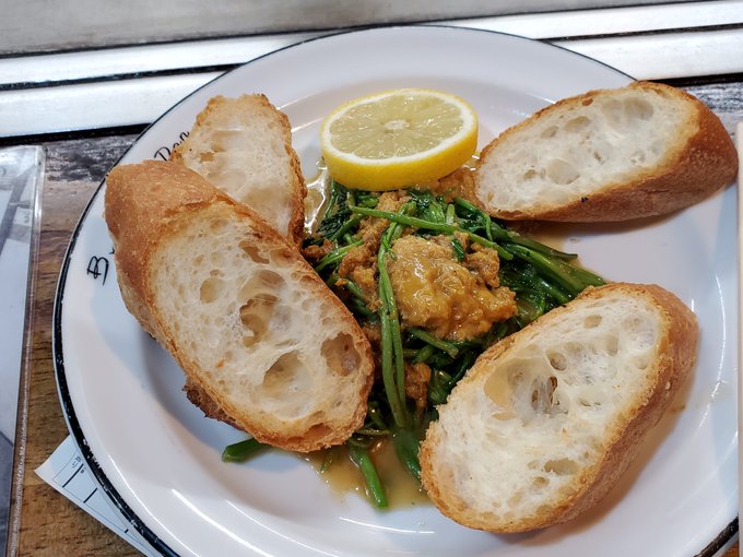 ワカコ酒でみて食べたかった、『ウニクレソン』が目の前に…(T-T) ワカコ酒でみて食べたかった、『ウニクレソン』が目の前に…(T-T)