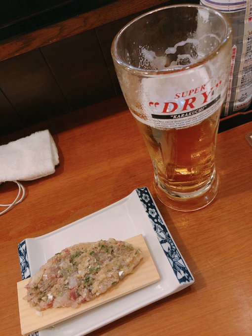 これ、なめろうです。なめろうって、アジと味噌を混ぜたものなんですね、初めて知りました、ワカコ酒で。#一人飲み #一人呑 これ、なめろうです。なめろうって、アジと味噌を混ぜたものなんですね、初めて知りました、ワカコ酒で。#一人飲み #一人呑