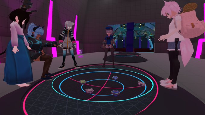 きのうは ベイブレードにきょうじたり、おへやでのんびりしたりしました。 #VRChat きのうは ベイブレードにきょうじたり、おへやでのんびりしたりしました。 #VRChat