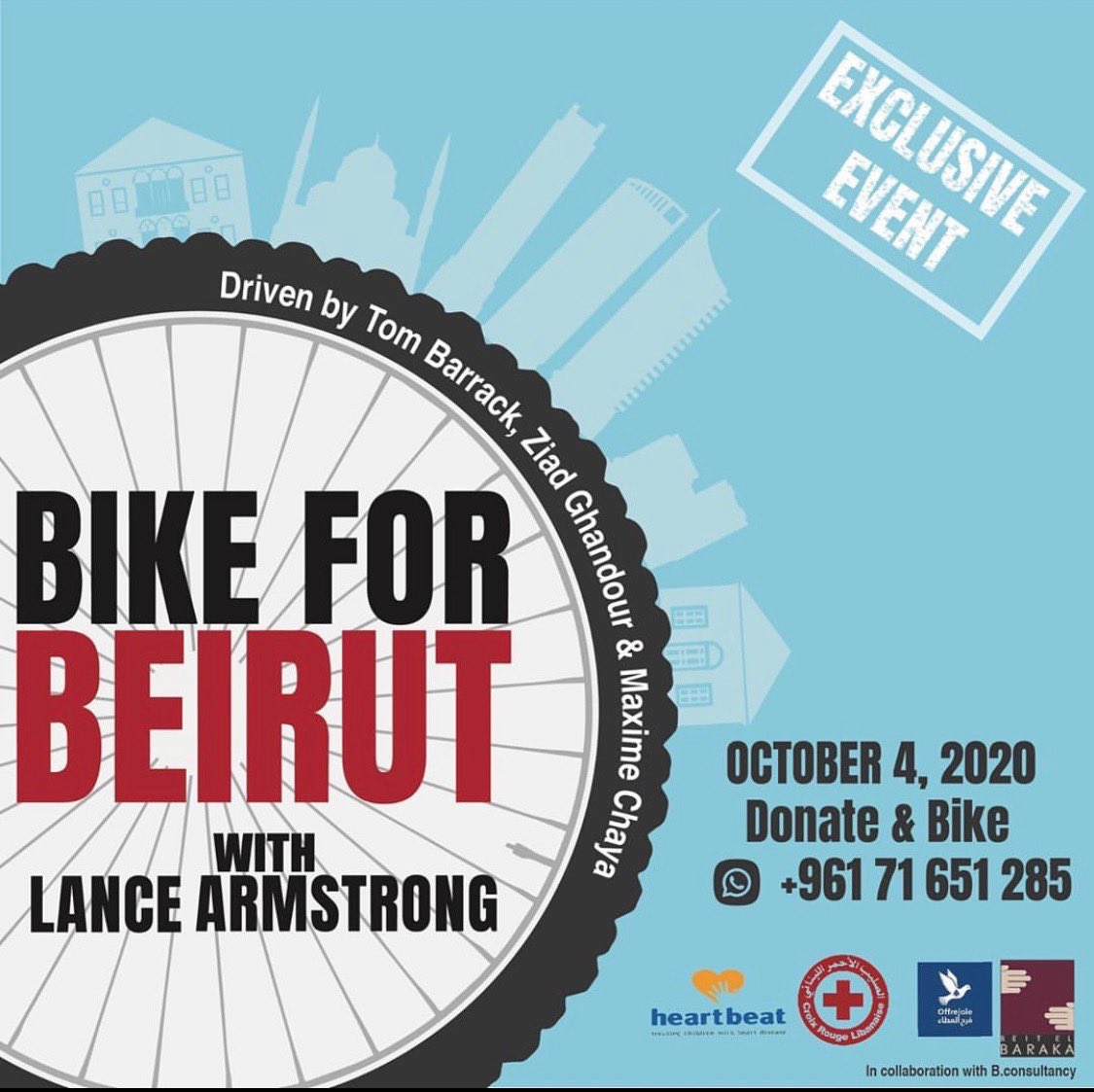 Honored to be in Beirut for this ride. 🙌 