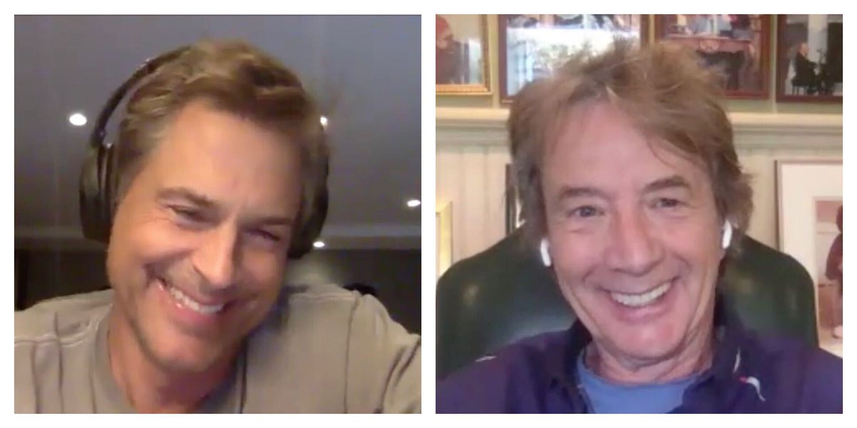 Check out my HILARIOUS talk with the funniest/meanest man in showbiz, Martin Short #Legend  