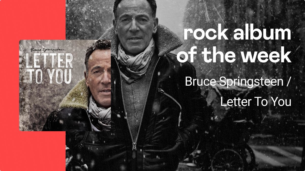 #LetterToYou is @Deezer’s Rock Album of the Week! Check it out:  