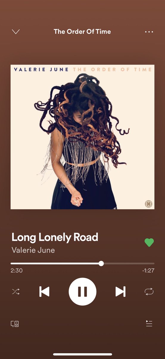 May be late to the party, but I’m obsessed with this song and the whole vibe @TheValerieJune 