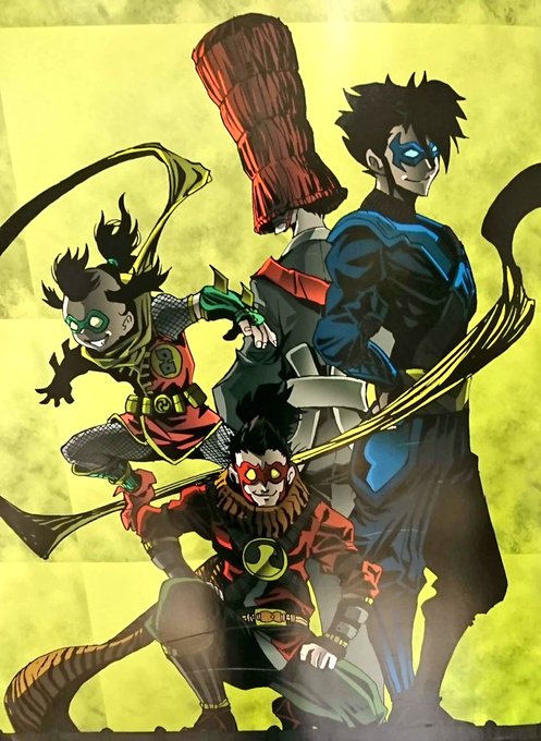 ニンジャバットマン、漫画の方がキャラの戦う理由とか生い立ちを丁寧に描いてて面白かった☺️作者の推しキャラ絶対レッドフード ニンジャバットマン、漫画の方がキャラの戦う理由とか生い立ちを丁寧に描いてて面白かった☺️作者の推しキャラ絶対レッドフード