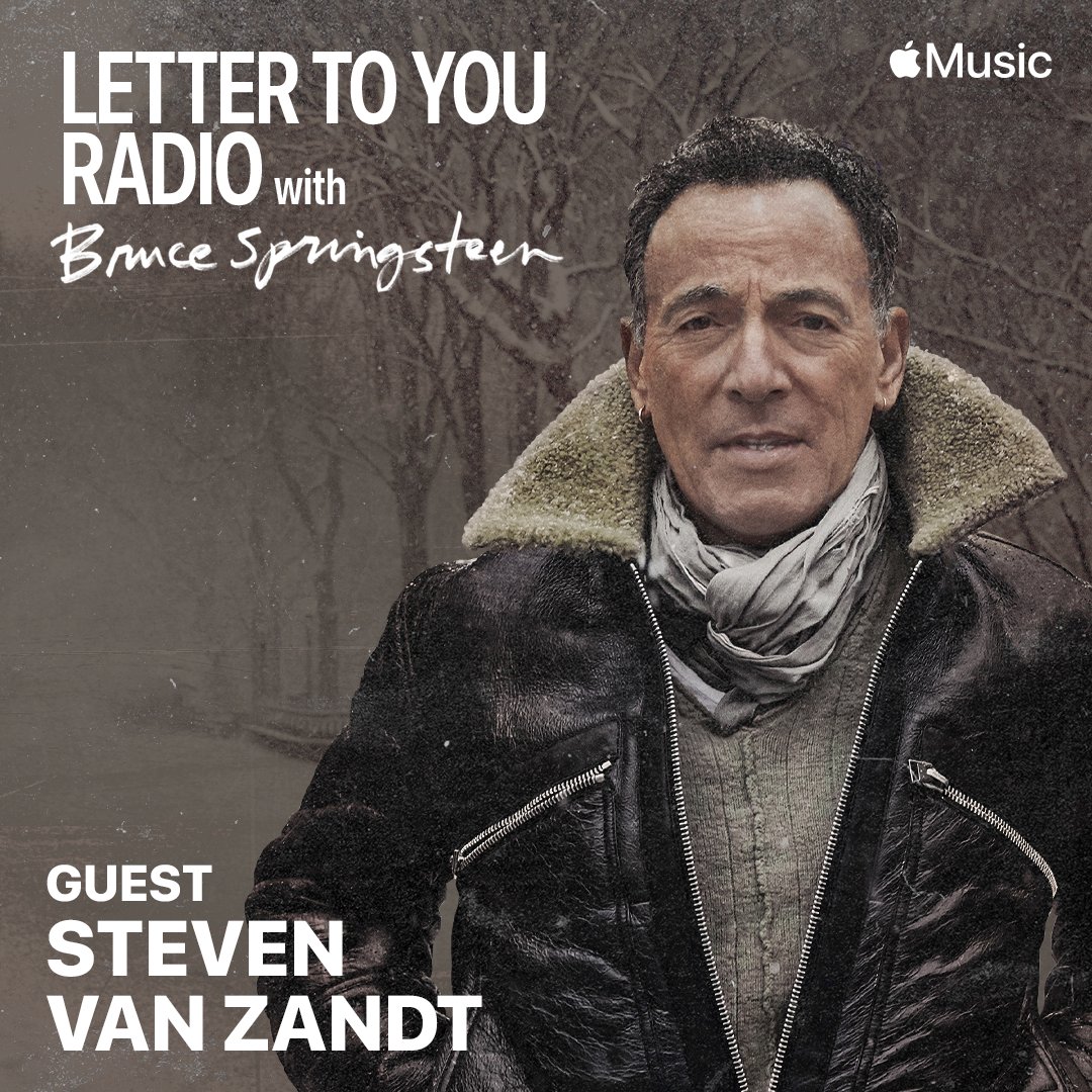 Listen to #LetterToYou Radio Episode 5 with @Stevie Van Zandt now on @applemusic —  
