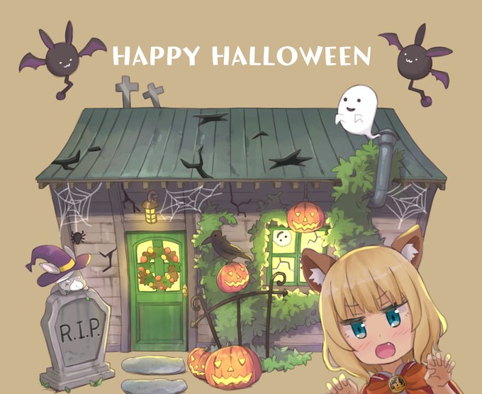 シャロちゃん家~ハロウィンVer.~#gochiusa シャロちゃん家~ハロウィンVer.~#gochiusa
