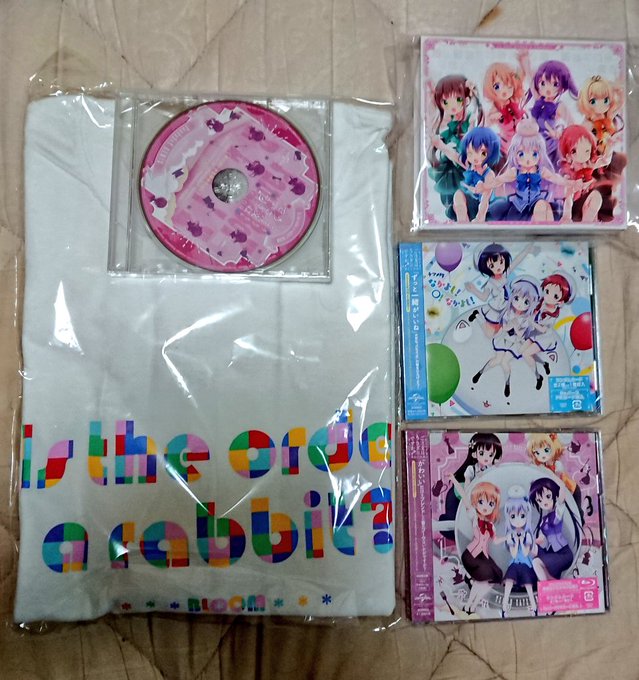 起床なうごちうさCDセット、あにばーさるから昨日届きました 起床なうごちうさCDセット、あにばーさるから昨日届きました