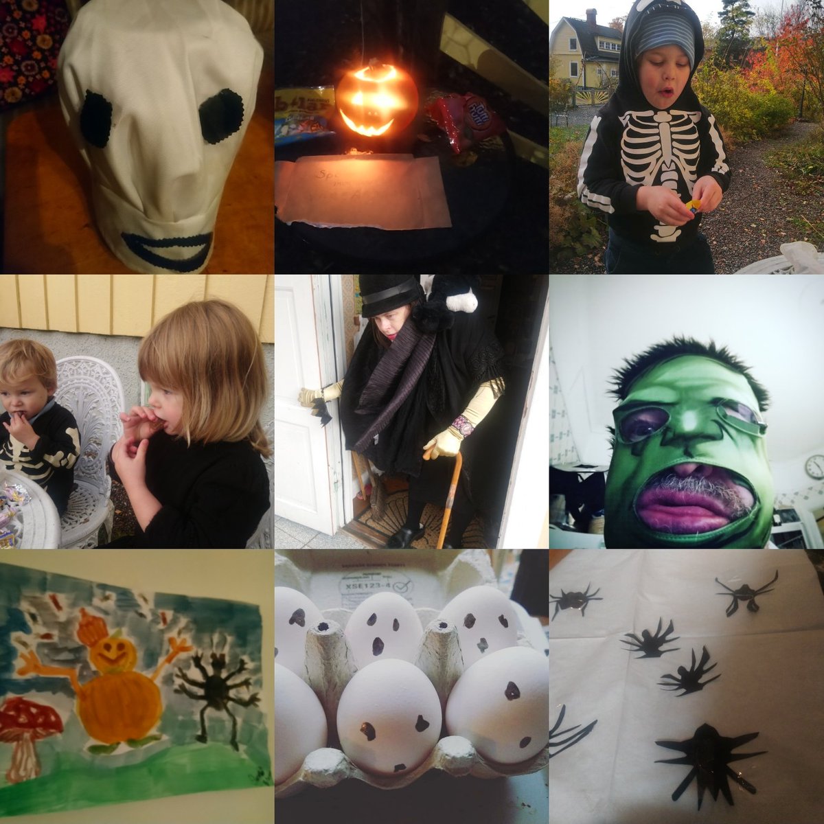 Halloween tillbörligt firat. I morgon och övermorgon är det dags för det seriösa firandena av de riktiga högtiderna. 