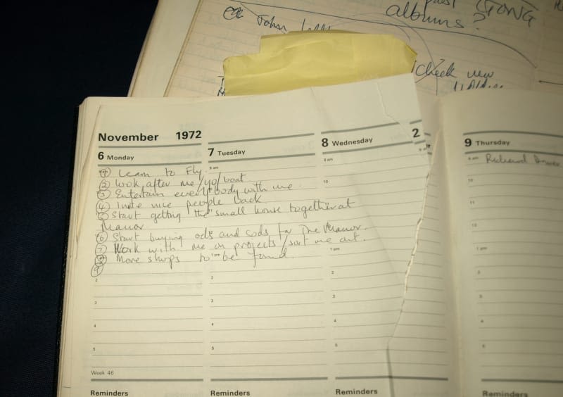 ‘Learn to fly’ and other items on my to-do list from this day in 1972:  