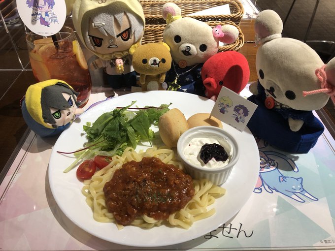 ぺー(^-^)/お昼ごはん♪【雪広うたこ10周年原画展~PRISM~ ×プリンセスカフェ】👑貴族のパスタプレート👑エデン ぺー(^-^)/お昼ごはん♪【雪広うたこ10周年原画展~PRISM~ ×プリンセスカフェ】👑貴族のパスタプレート👑エデン