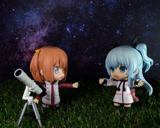 #夜のフィギュア撮影会11/10 お題 『天』【既出】秋の夜長、二人で仲良く天体観測😄「ノエルちゃん、寒くない?」「大 #夜のフィギュア撮影会11/10 お題 『天』【既出】秋の夜長、二人で仲良く天体観測😄「ノエルちゃん、寒くない?」「大
