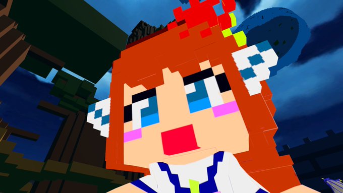 ボクセルの世界に取り込まれたセイレンさん#VRChat ボクセルの世界に取り込まれたセイレンさん#VRChat