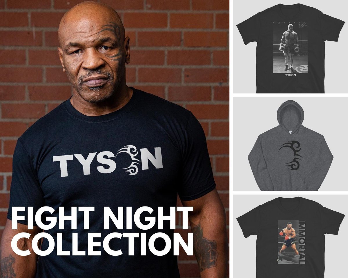 Who’s ready for tomorrow night? Official fight night collection now available   