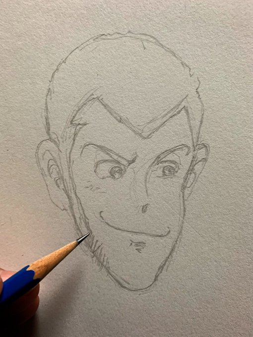 久しぶりに描いたルパン✨🖋☺️✨ #ルパン #ルパン三世 #lupin #lupin3 #lupinthethird 久しぶりに描いたルパン✨🖋☺️✨ #ルパン #ルパン三世 #lupin #lupin3 #lupinthethird