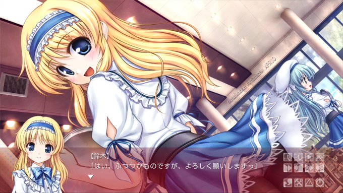 このキャラが肉好きという情報以外、このゲームについては一切知らない #大図書館の羊飼い このキャラが肉好きという情報以外、このゲームについては一切知らない #大図書館の羊飼い
