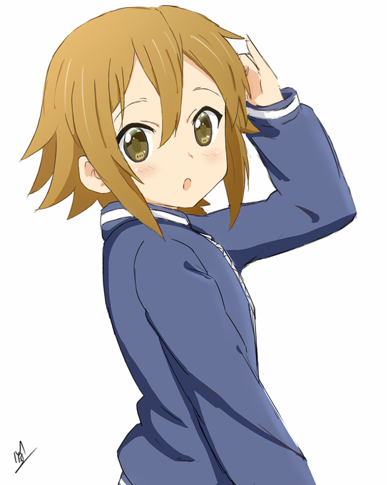 髪降ろしりっちゃん#けいおん 髪降ろしりっちゃん#けいおん