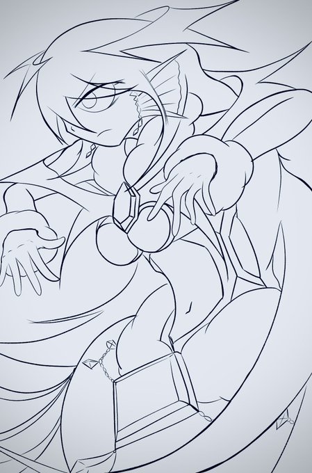 いつだかの描きかけだったセイレンさんを手直ししていた いつだかの描きかけだったセイレンさんを手直ししていた