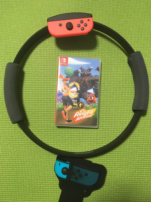 ふへへ…ついに購入できたぜリングフィットアドベンチャー!!三日坊主の私がどこまで続けられるか…(あれお前エスロジは?)( ふへへ…ついに購入できたぜリングフィットアドベンチャー!!三日坊主の私がどこまで続けられるか…(あれお前エスロジは?)(