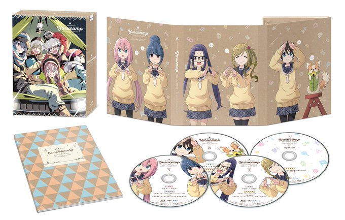 『ゆるキャン△』Blu-ray BOXのデザインを公開!三方背BOXは原作の #あfろ 先生、特製四面デジパックはキャラ 『ゆるキャン△』Blu-ray BOXのデザインを公開!三方背BOXは原作の #あfろ 先生、特製四面デジパックはキャラ