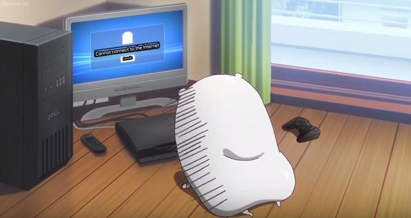 ネットから遮断されて、石化した干物妹🤣 ネットから遮断されて、石化した干物妹🤣