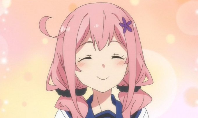 #嘘か本当かわからないことを言う左がゆるキャン△のなでしこちゃんで、右がおちフルのイノちゃんです #嘘か本当かわからないことを言う左がゆるキャン△のなでしこちゃんで、右がおちフルのイノちゃんです