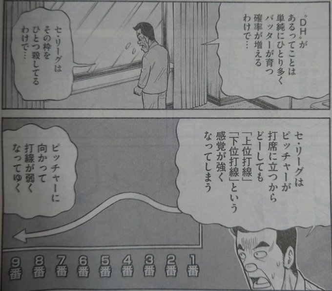 グラゼニで言ってたように、DH制のパ・リーグのほうが選手が育つのかもしれない。 グラゼニで言ってたように、DH制のパ・リーグのほうが選手が育つのかもしれない。