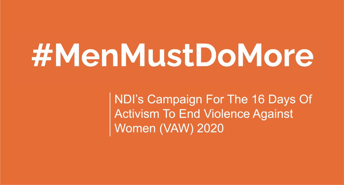 @JesperStromback #MenMustDoMore is the message from ➡️ @NDI @NDIWomen 