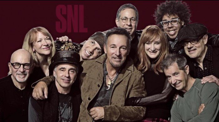 Here’s a shot from the last time the E Street Band visited @nbcsnl in 2015… see ya Saturday! 