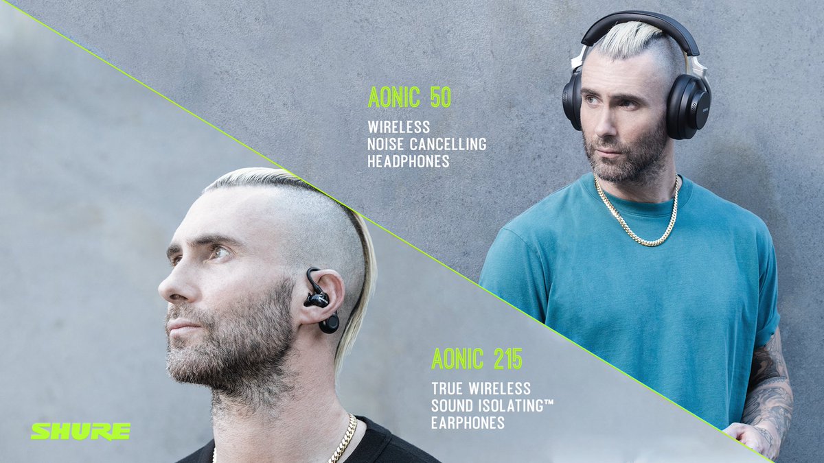 Take your listening to the next level with @shure's AONIC Wireless Headphones and Earphones.  
