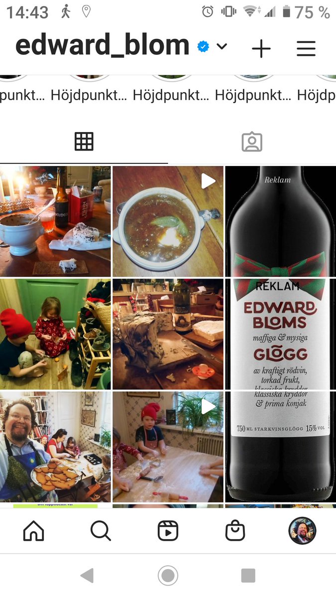 Ni följer mig väl även på Instagram? Mat, dryck, reklam, barn och selfies. 
