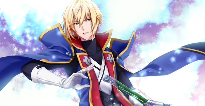 ジン=キサラギ永遠に顔がいいなこの男…と思いながらよく顔面を見ています。#BLAZBLUE 