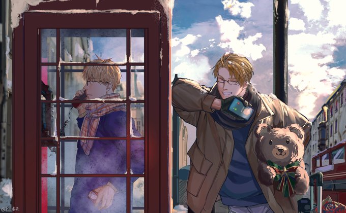 #APH #ヘタリア #アルアサ #米英“Merry Christmas!你在找谁呀~” #APH #ヘタリア #アルアサ #米英“Merry Christmas!你在找谁呀~”