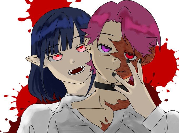 とてつもなく遅くなりましたがどうぞ!!吸血鬼パロです!!どなた様でも描いてみたい人はどうぞ!!#スタァライト #石動双葉 とてつもなく遅くなりましたがどうぞ!!吸血鬼パロです!!どなた様でも描いてみたい人はどうぞ!!#スタァライト #石動双葉