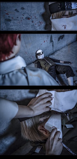 Cosplay / NARUTO ※血糊注意-Gaara 蒼 湊音-Yashamaru さこめ（ ）「アナタは愛されてな